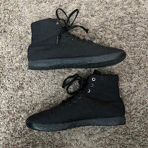 NOBULL Shoes Mens Black High Top Trainer Athletic Gym Sneakers Size 9.5 men’s (w
